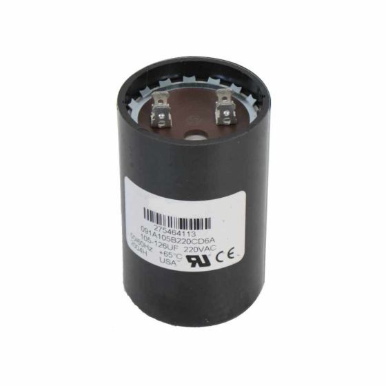 Capacitor de arranque 105 - 126 MF, para caja de control FRANKLIN de 1, 1.5, 2 HP, 230V