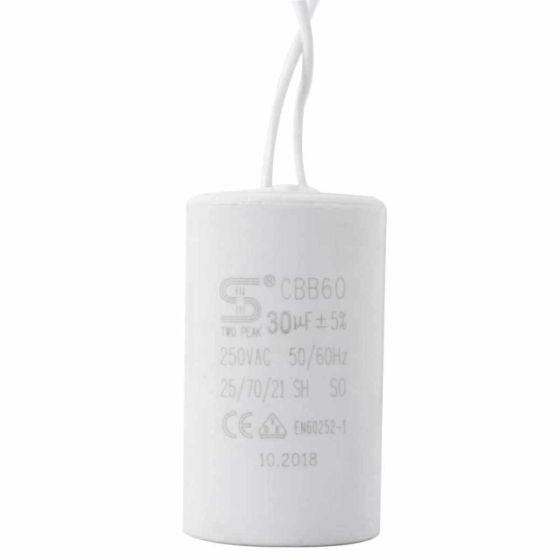 Capacitor 30MF ±5%, 250V, para las bombas VENUS10, 15